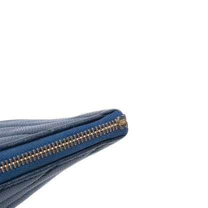 Chanel Medium Chevron Caviar Ancient Greek Charms O Case Clutch