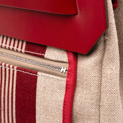 Hermès Toile H Vibration and Vache Hunter Herbag Zip Cabin Retourne 50