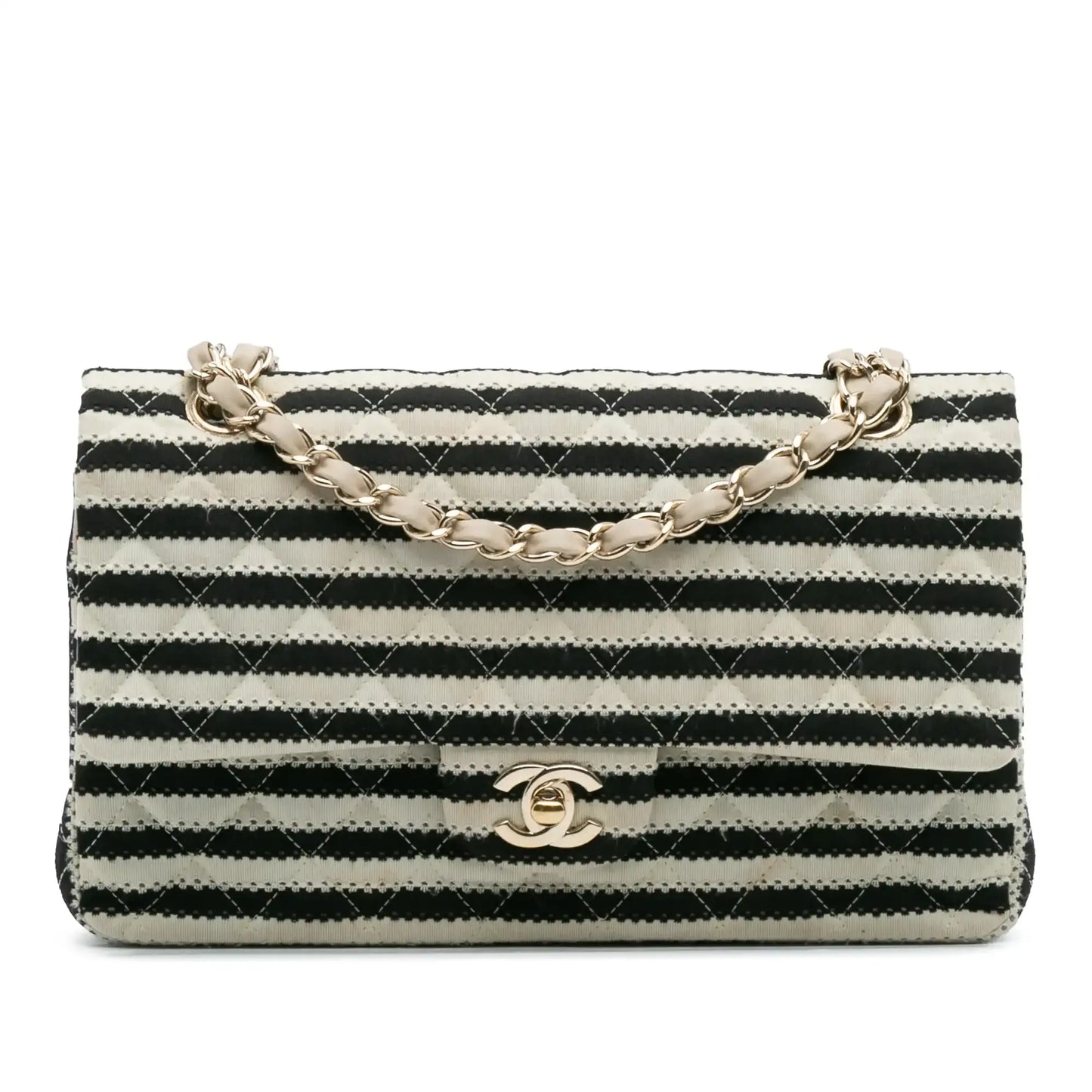Chanel Medium Classic Jersey Coco Sailor Double Flap