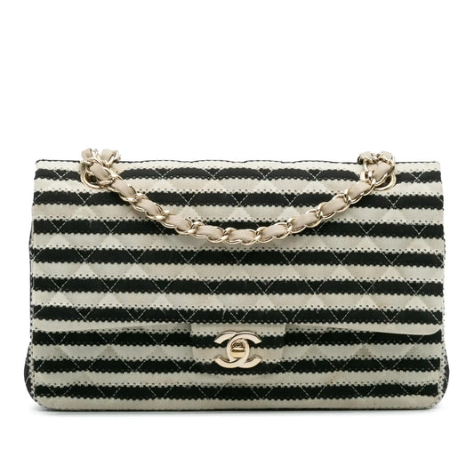 Chanel Medium Classic Jersey Coco Sailor Double Flap