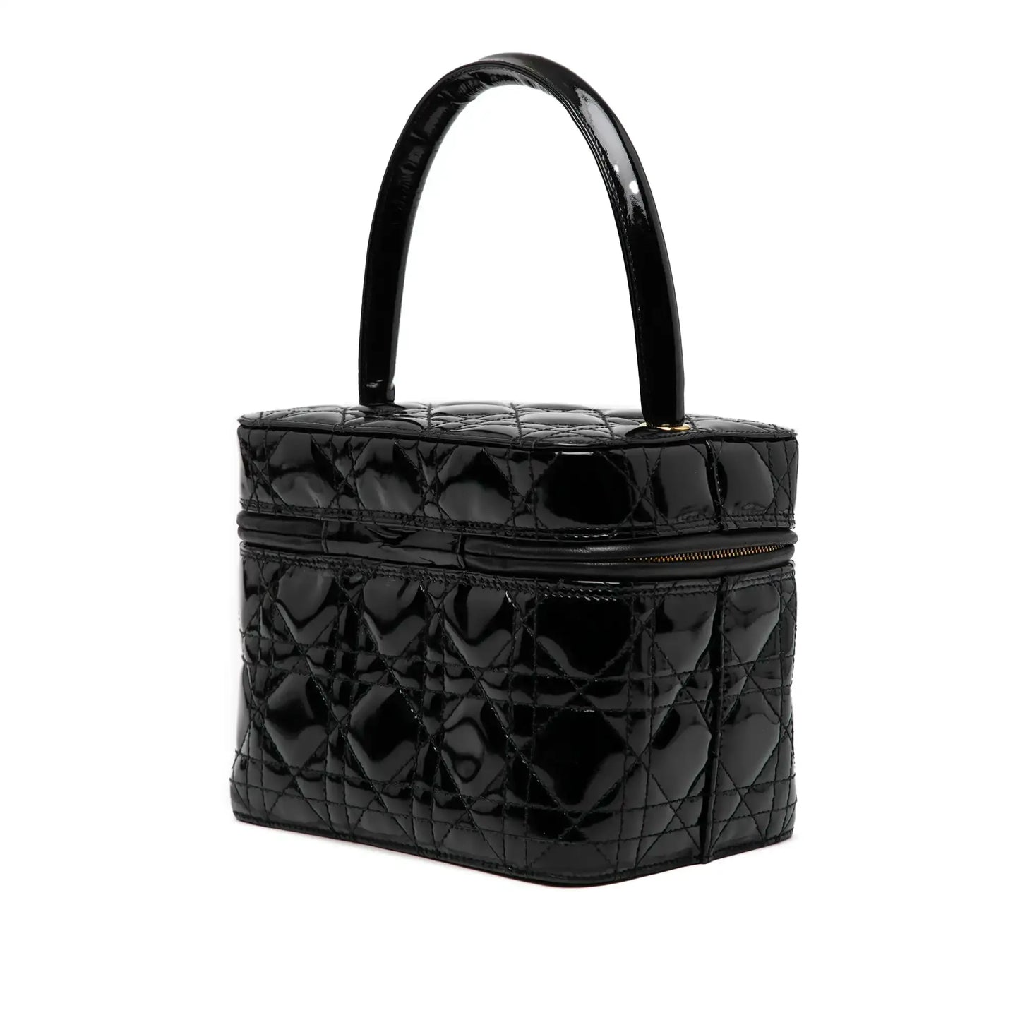 Dior Patent Cannage Vanity Case