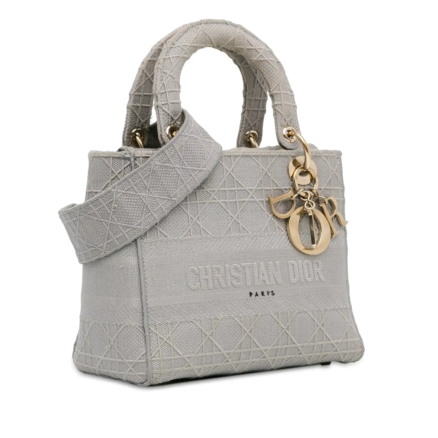 Dior Medium Canvas Cannage Lady D Lite