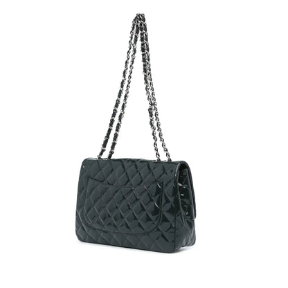 Chanel Jumbo Classic Patent Double Flap