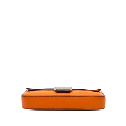Fendi Leather Baguette Satchel