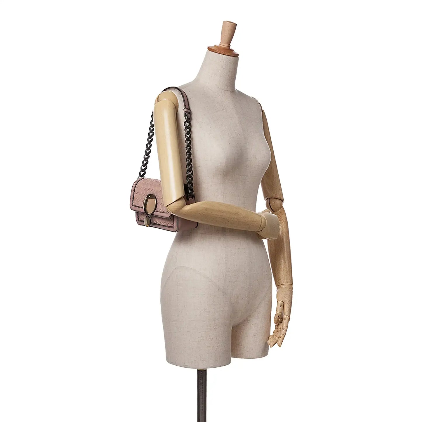 Bottega Veneta Nappa Intrecciato Mirror Lens Shoulder Bag