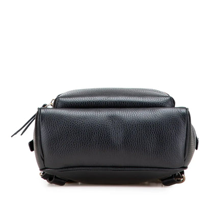 Gucci Pebbled Calfskin Soho Chain Backpack