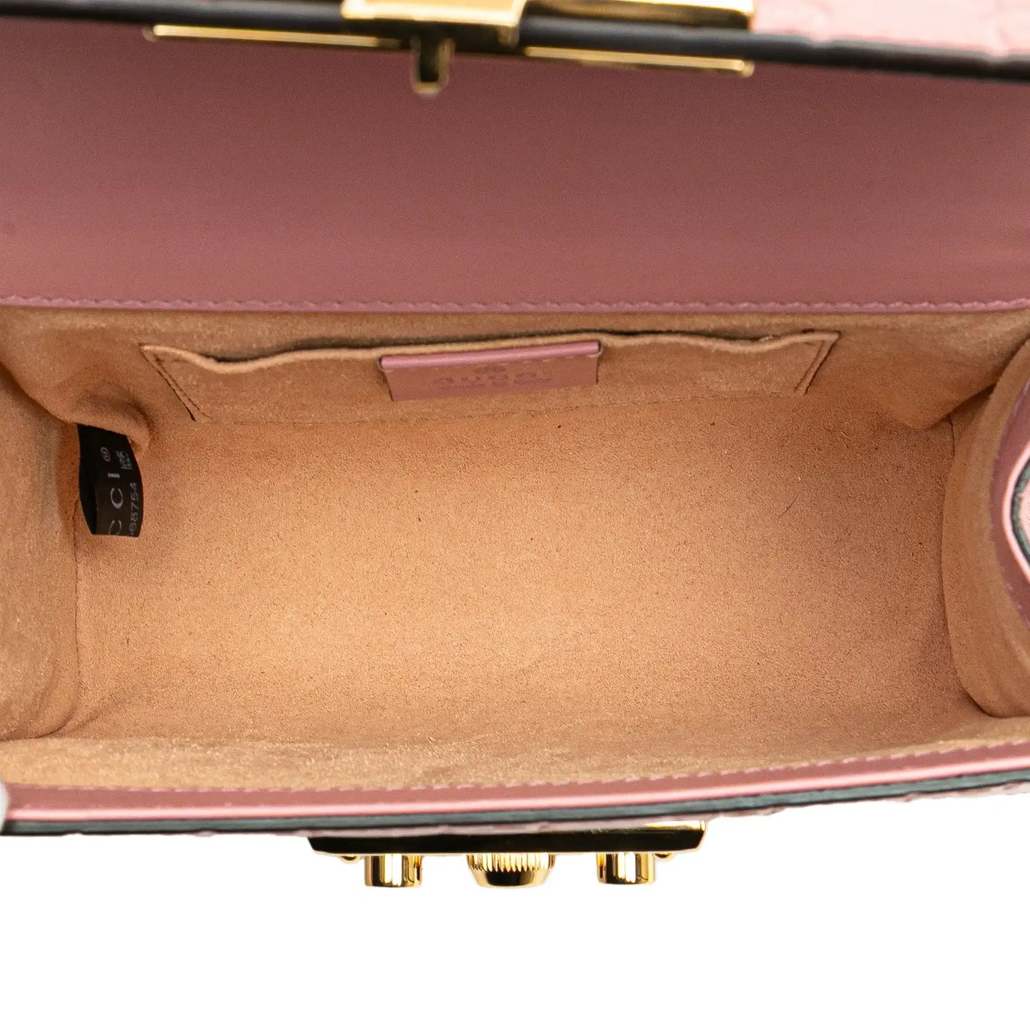 Gucci Small Guccissima Padlock Crossbody