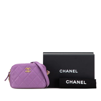 Chanel Quilted Caviar My Perfect Camera Case