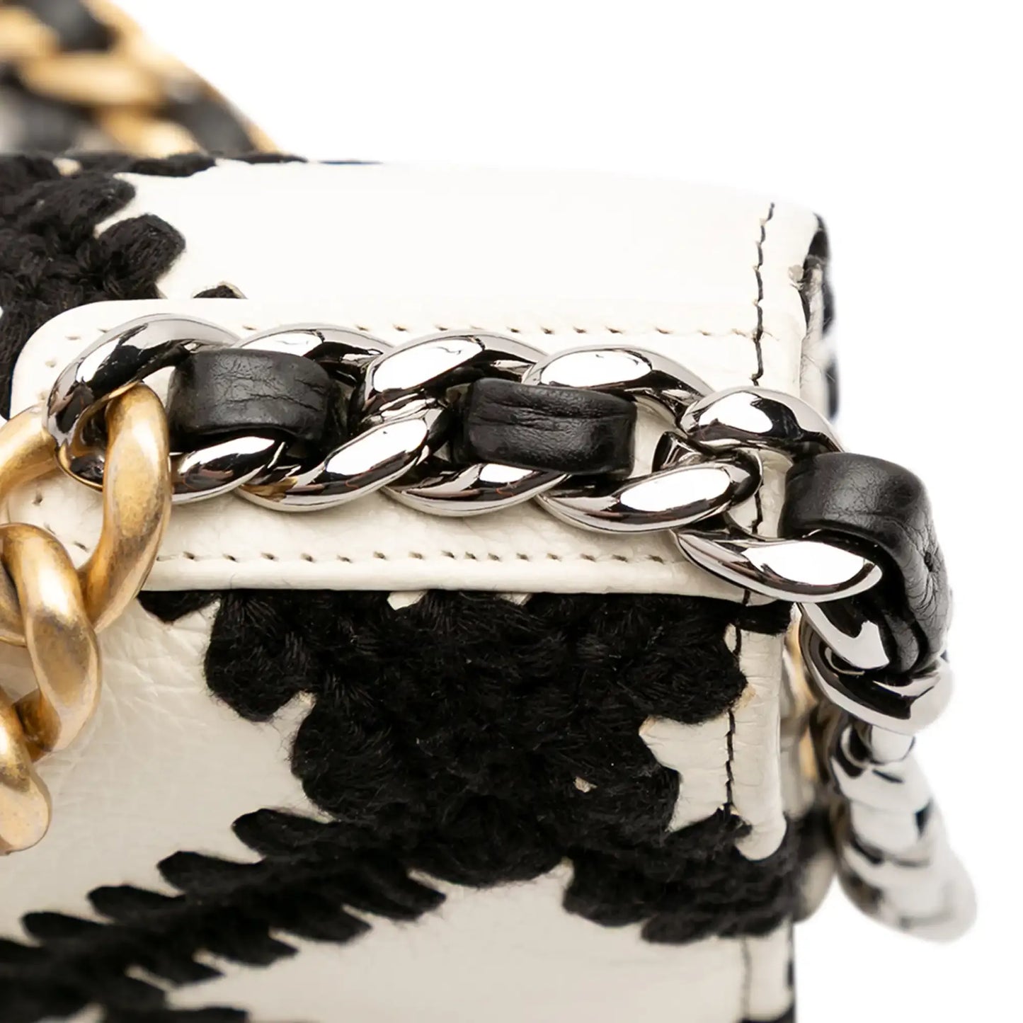 Chanel Calfskin Crochet 19 Wallet On Chain