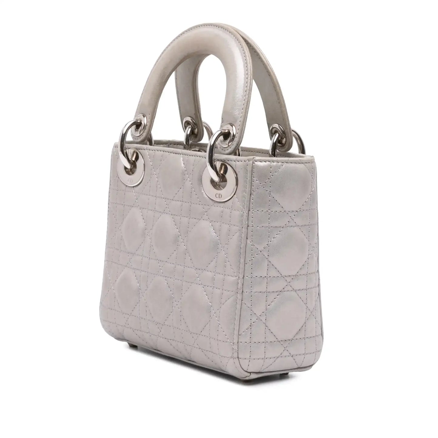 Dior Mini Iridescent Lambskin Cannage Lady Dior
