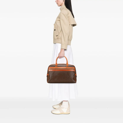 Celine Macadam Coated Canvas Duffle Bag