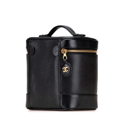 Channel CC Caviar Vanity Bag