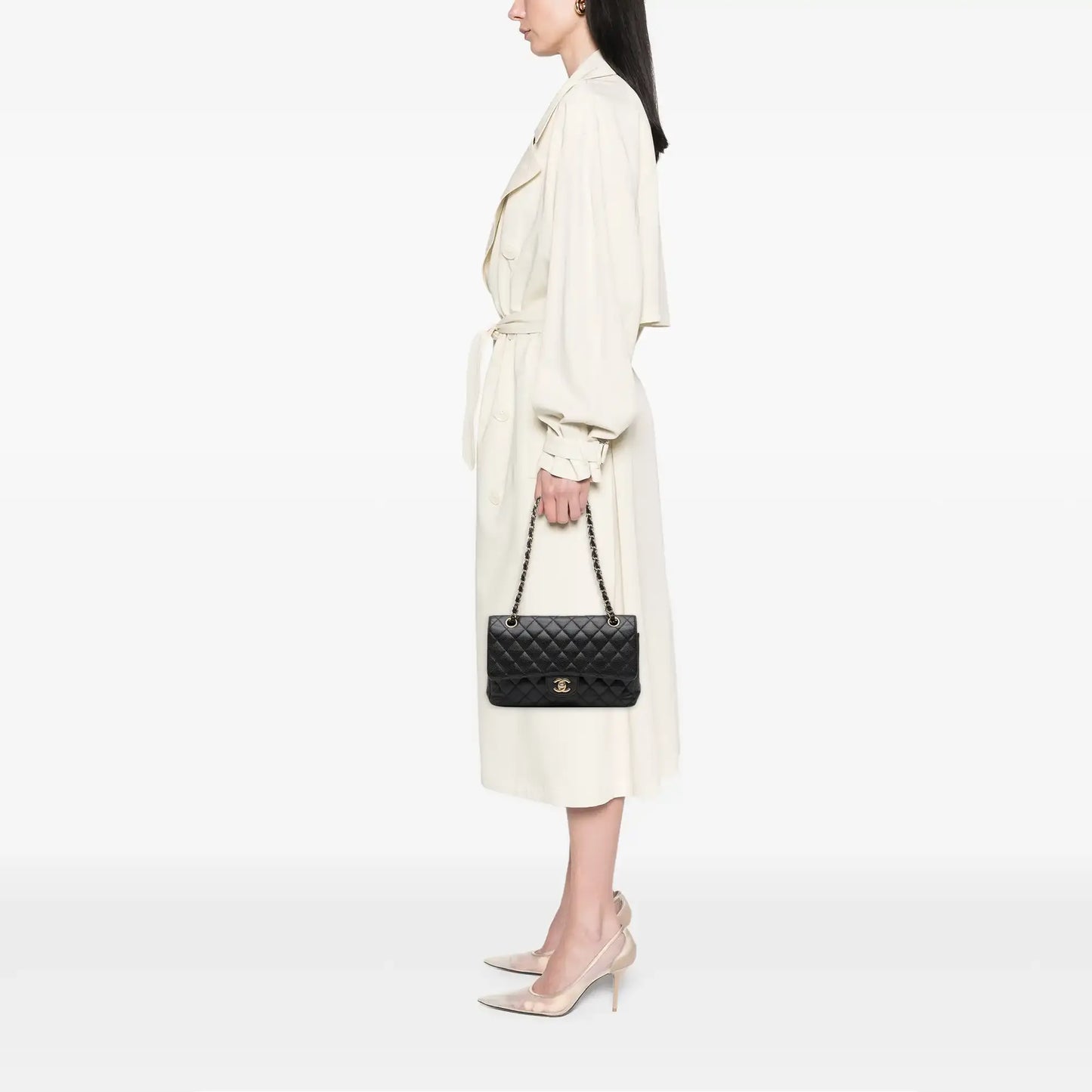 Chanel Medium Classic Caviar Double Flap