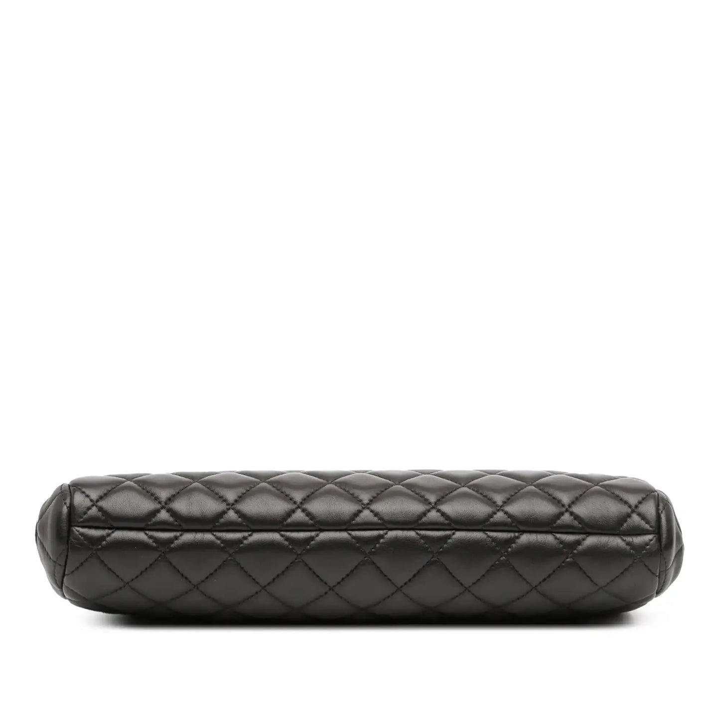 Chanel CC Quilted Lambskin Frame Clutch