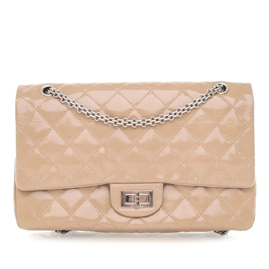 Chanel Reissue 2.55 Quilted Patent Double Flap 227
