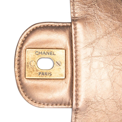 Chanel Paris Dallas Metallic Calfskin Embossed Logo Flap