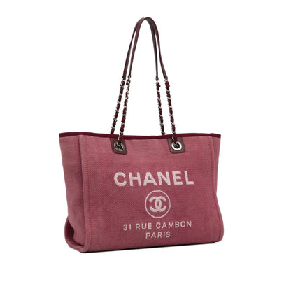 Chanel Small Mixed Fibers Deauville Tote