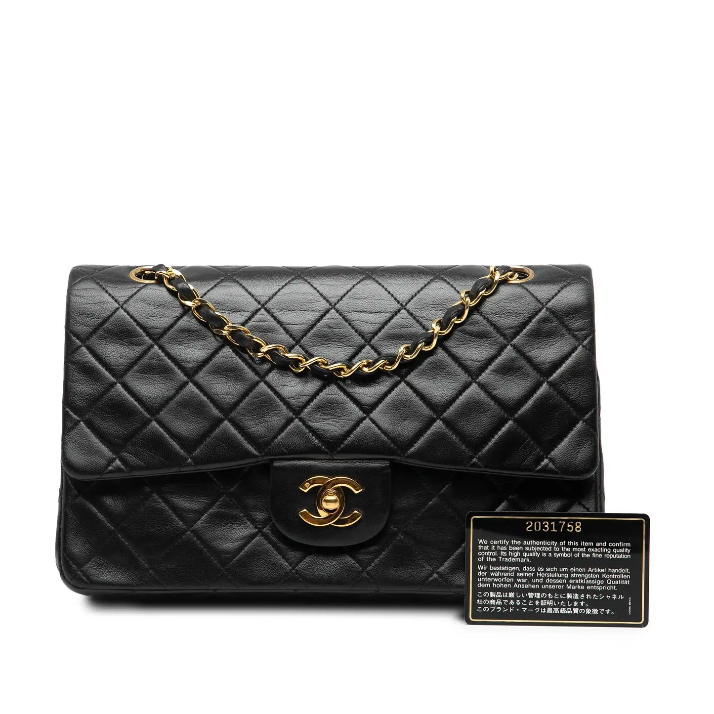 Chanel Medium Classic Lambskin Double Flap