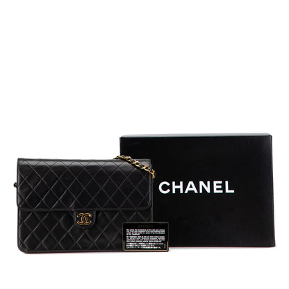 Chanel Medium CC Quilted Lambskin Single Flap