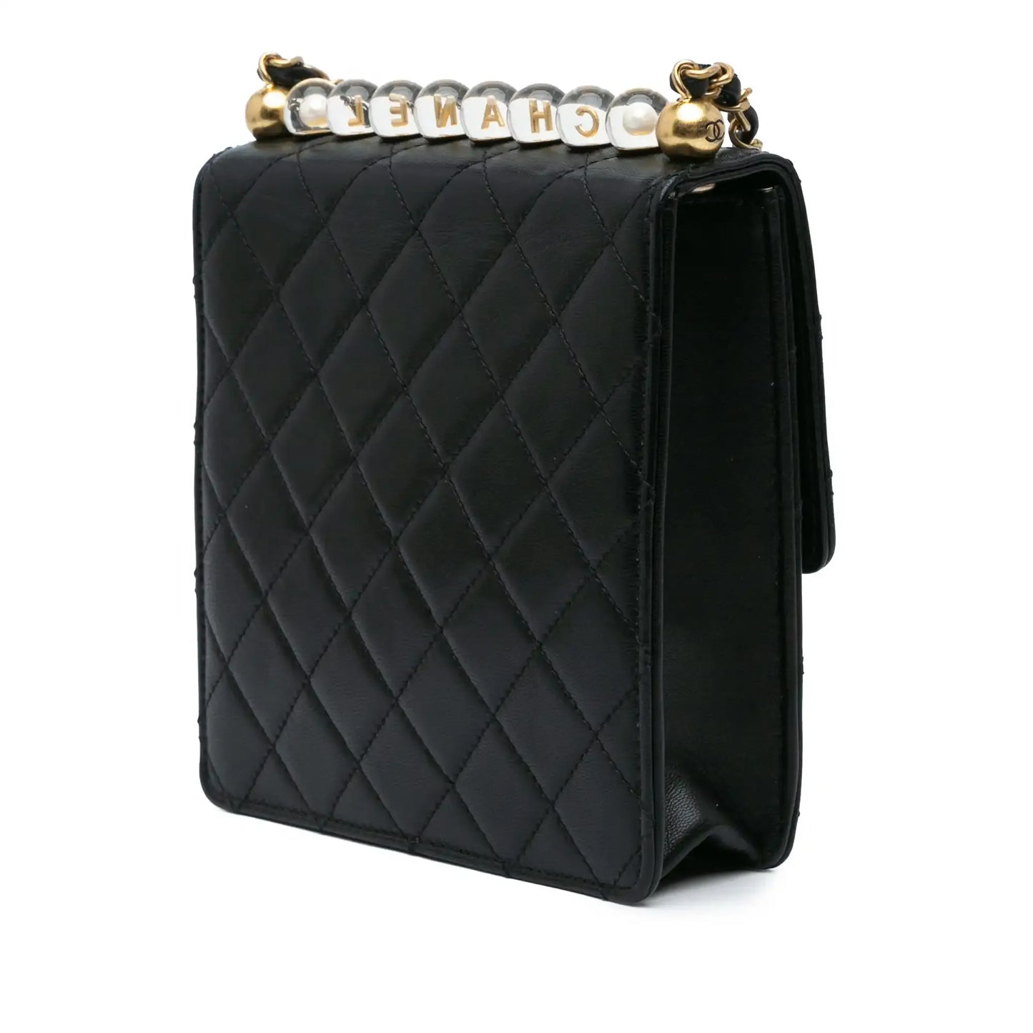 Chanel Small Lambskin Chic Pearls Flap