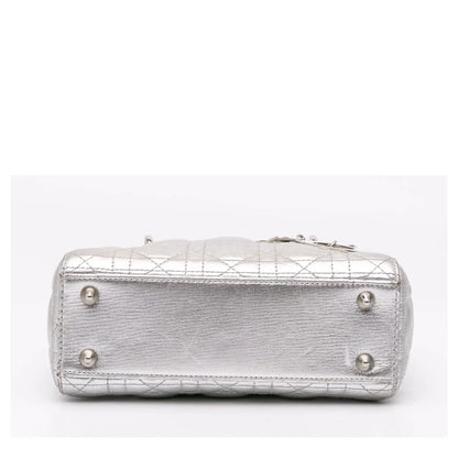 Dior Small Metallic Grained Calfskin Cannage My ABCDior Lady Dior