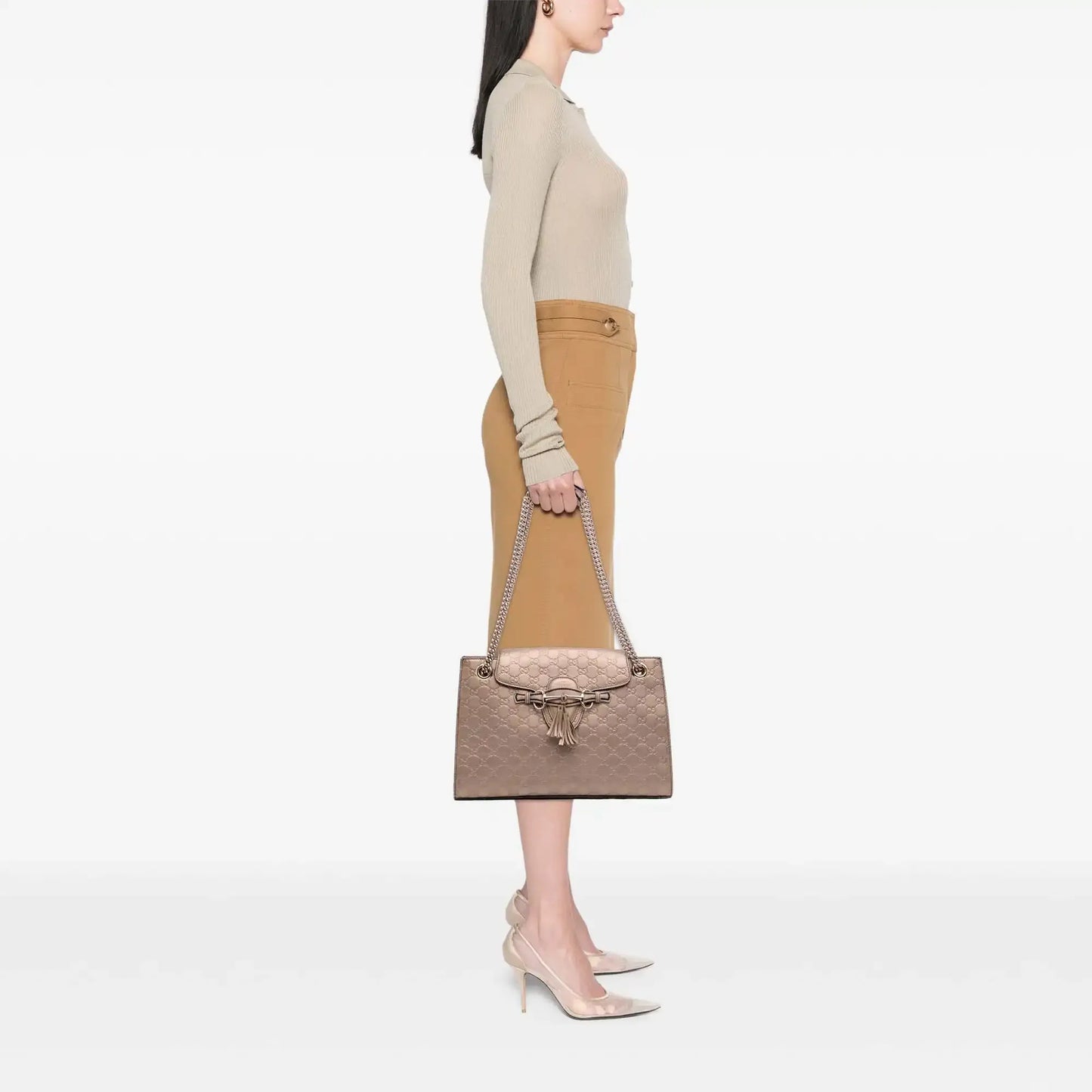 Gucci Large Guccissima Emily Shoulder Bag