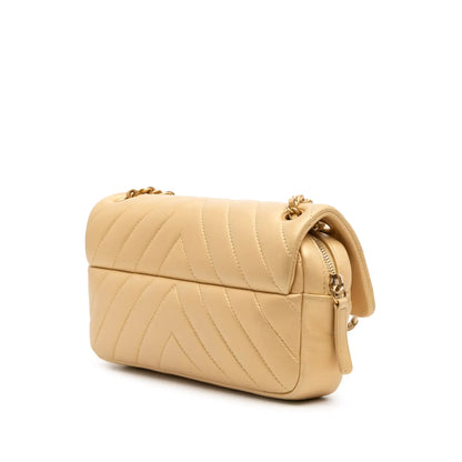 Chanel Mini Quilted Chevron Lambskin Camera Case Flap