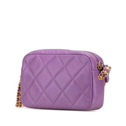 Chanel Quilted Caviar My Perfect Camera Case