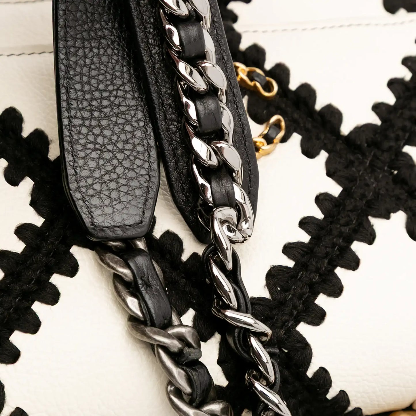 Chanel Calfskin Crochet 19 Wallet On Chain