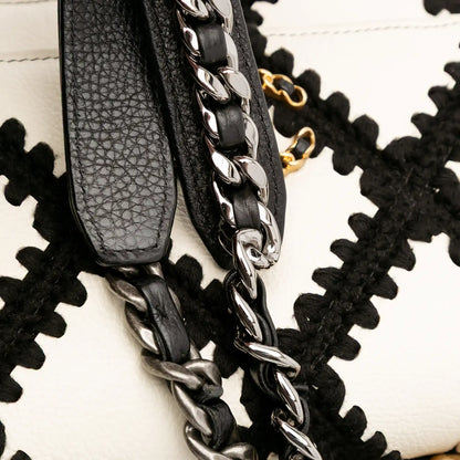 Chanel Calfskin Crochet 19 Wallet On Chain