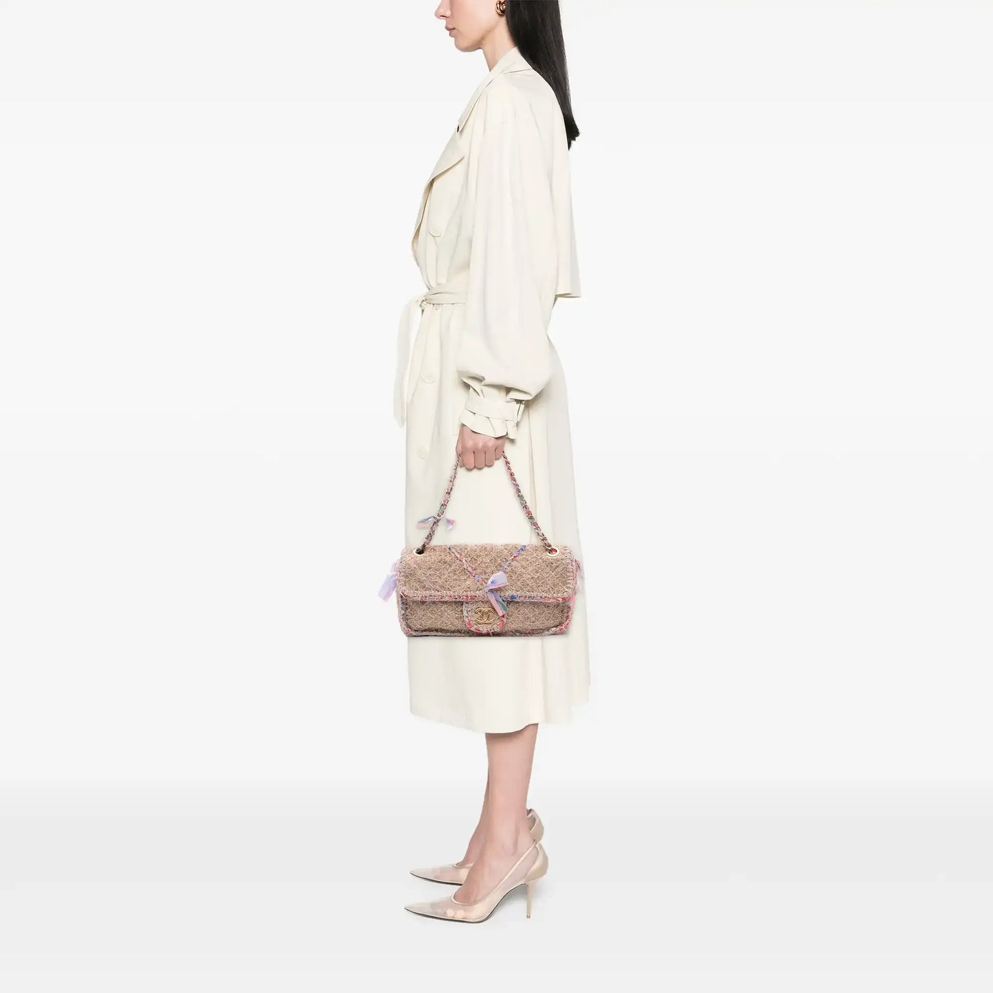 Chanel CC Straw Country Flap