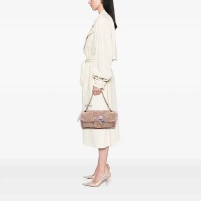 Chanel CC Straw Country Flap