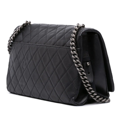 Chanel Large Quilted Goatskin City Rock Flap