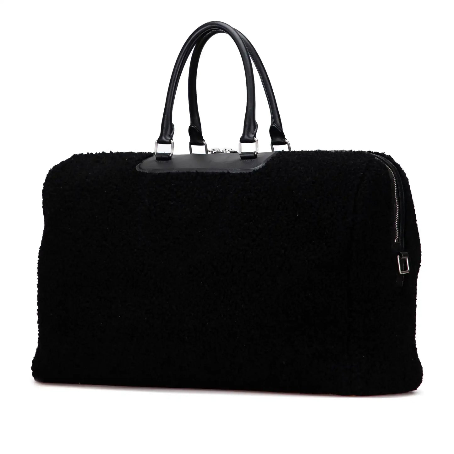 Saint Laurent Shearling Travel Bag