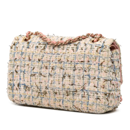 Chanel Medium Classic Boucle Tweed Double Flap