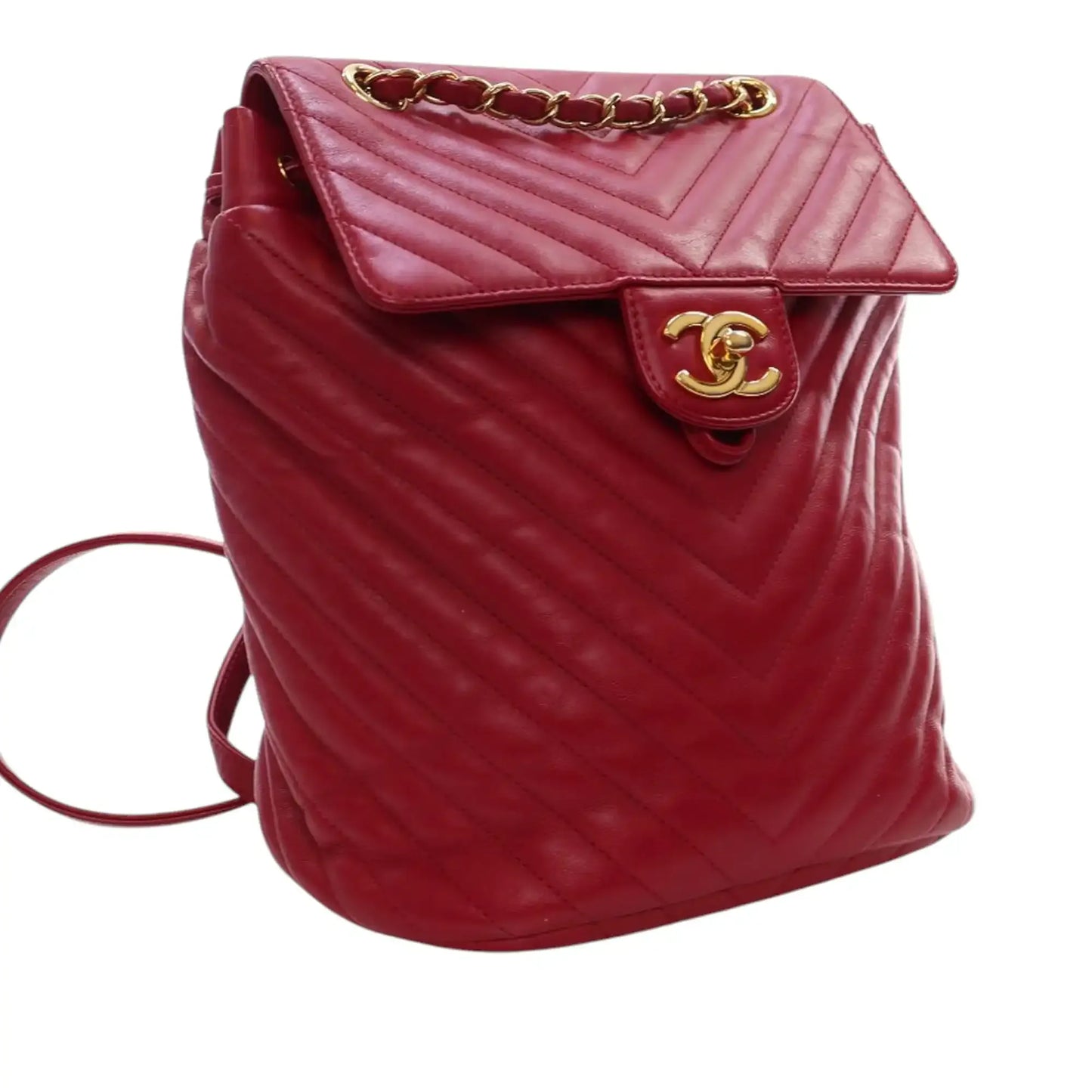 Chanel Small Chevron Calfskin Urban Spirit Backpack