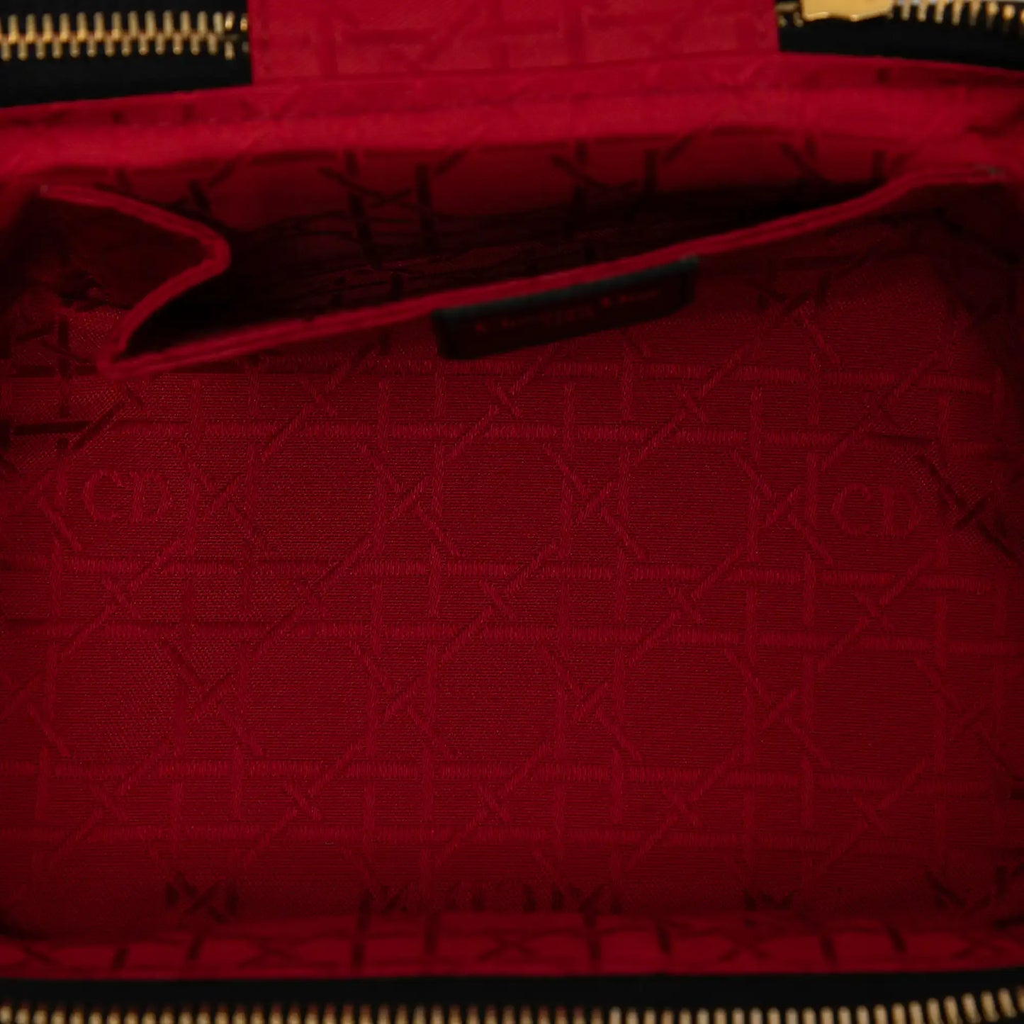 Dior Patent Cannage Vanity Case