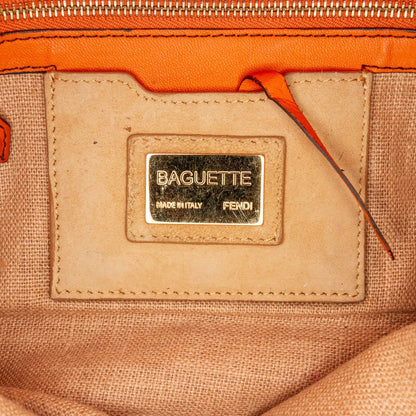 Fendi Leather Baguette Satchel
