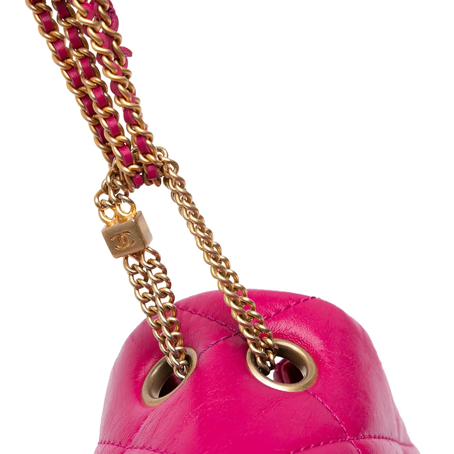 Chanel Small Quilted Lambskin On And On Chain Flap