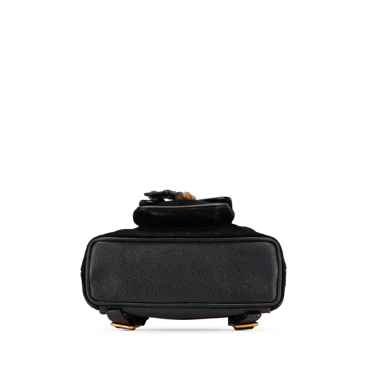 Gucci Suede Bamboo Backpack