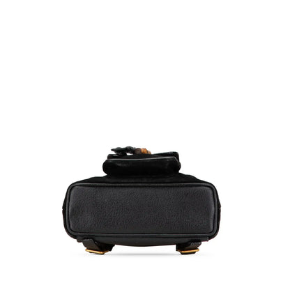Gucci Suede Bamboo Backpack