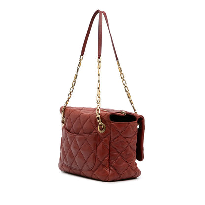 Chanel CC Quilted Calfskin Ultimate Stitch Retro Chain Flap