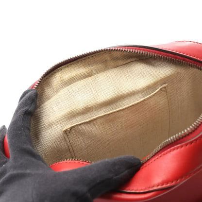 Gucci Calfskin Web Webby Bee Camera Bag