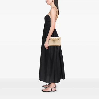 Chanel CC Quilted Lambskin Double Zip Crossbody