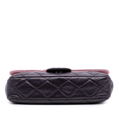 Chanel Medium Bicolor Lambskin and Calfskin CC Chain Flap