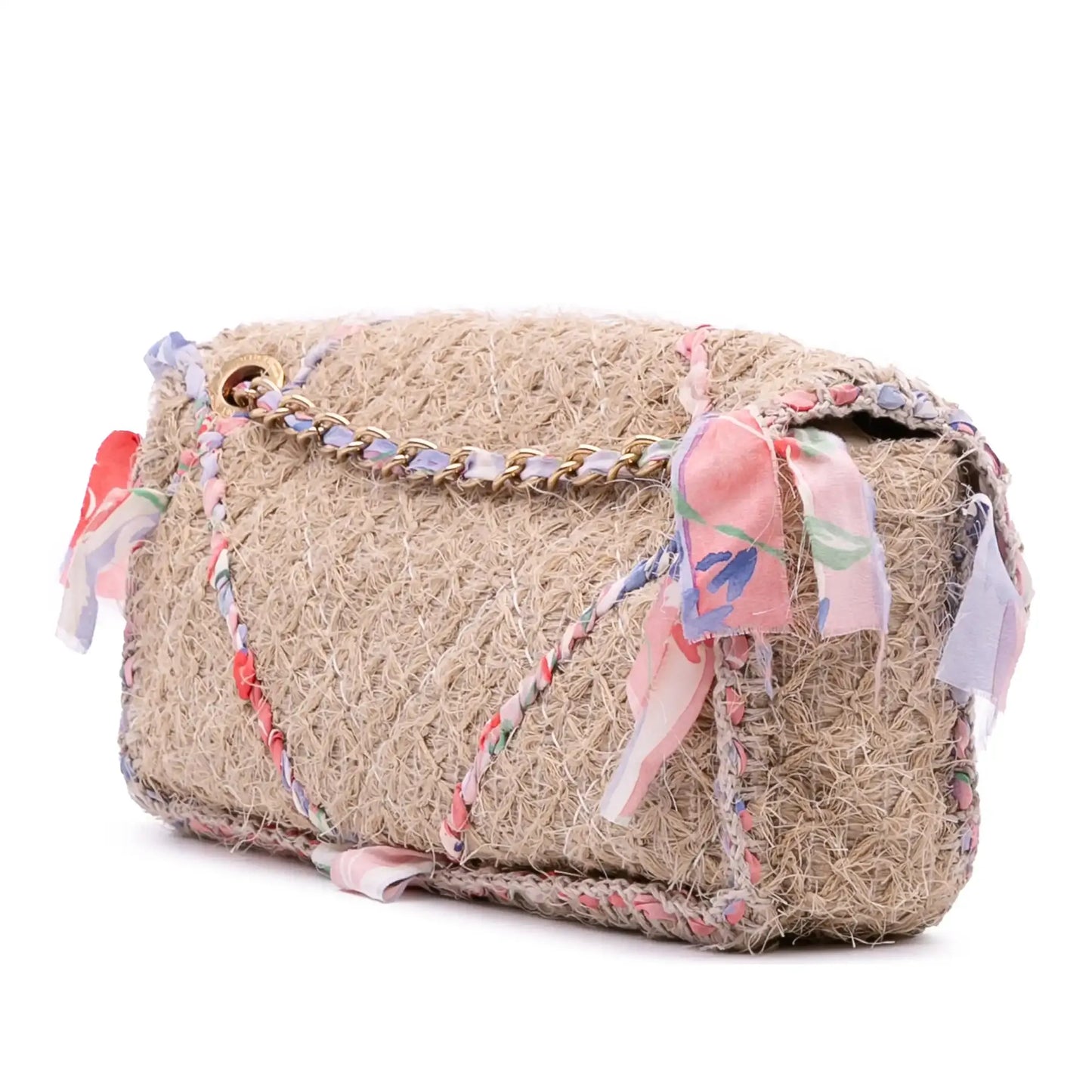 Chanel CC Straw Country Flap