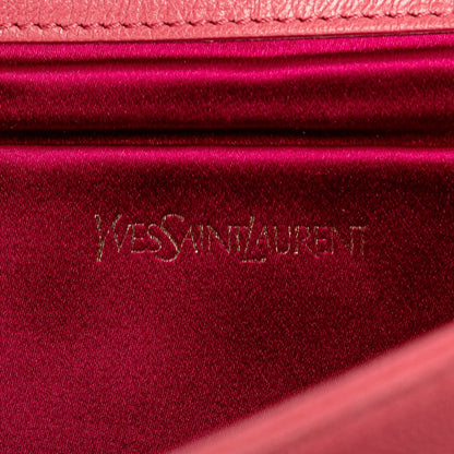 Saint Laurent Large Leather Belle de Jour Clutch