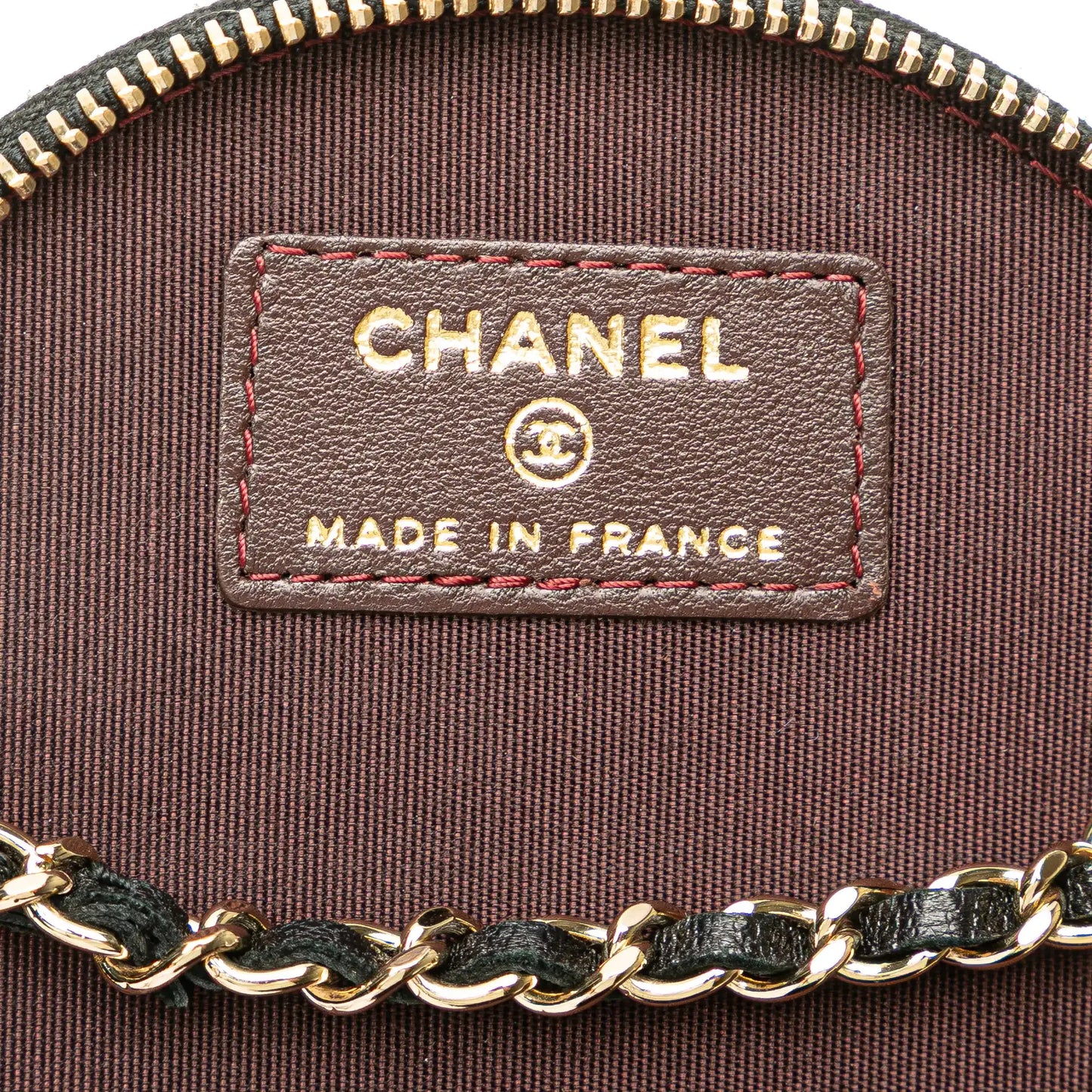 Chanel Quilted Lambskin Chain and Charm Vanity Case