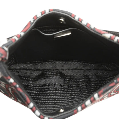 Prada Jacquard Knit Cleo Shoulder Bag