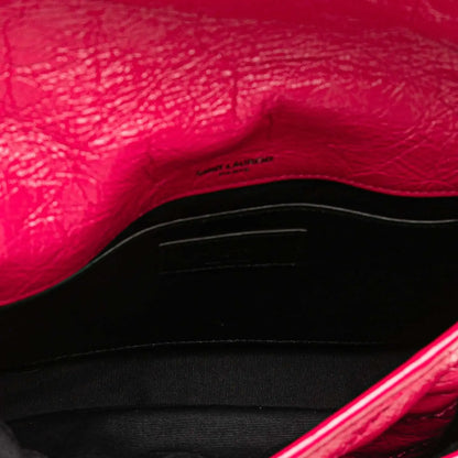 Saint Laurent Baby Crinkled Calfskin Monogram Niki Bag